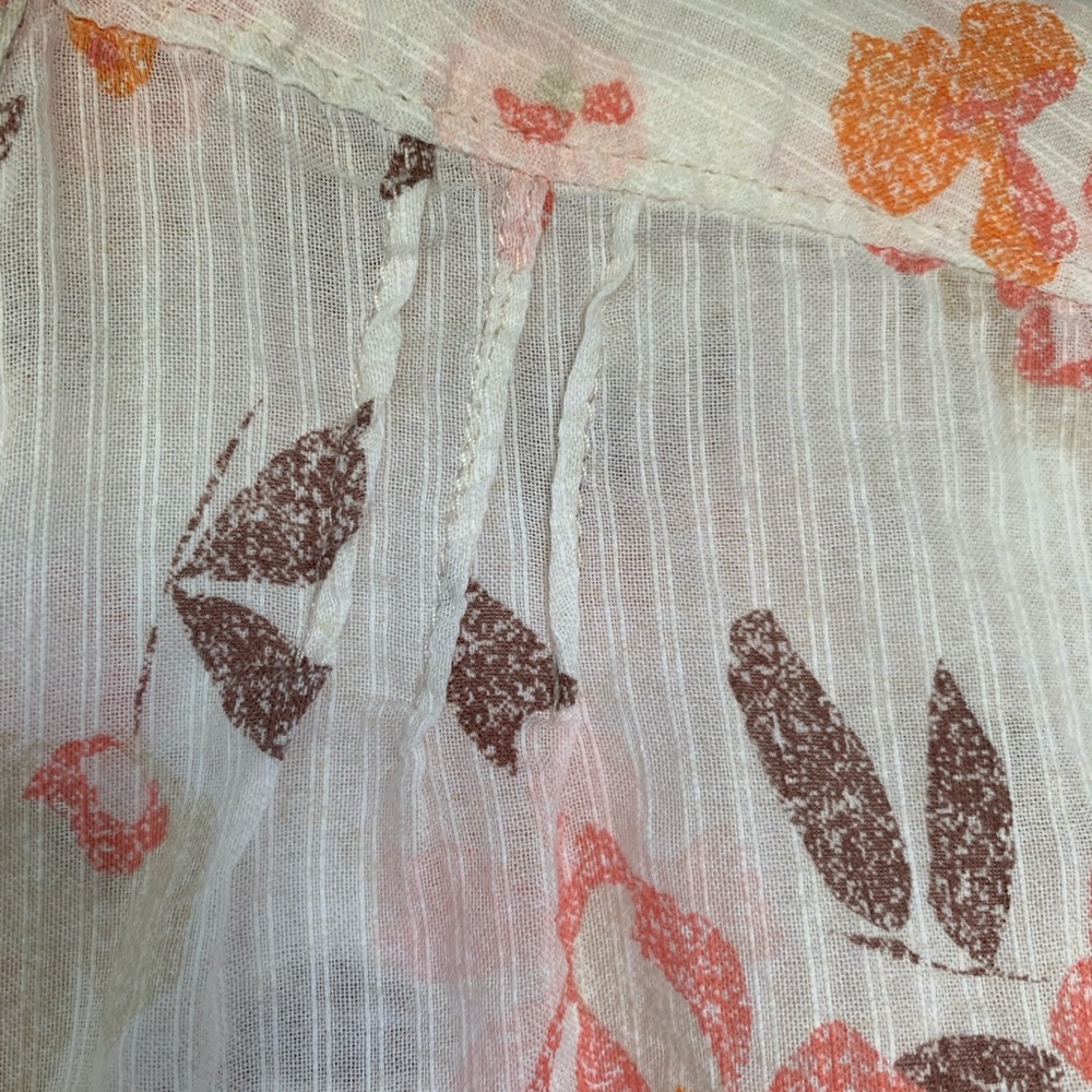 Woolrich | Floral Print Button Down Shirt - size M - Picture 6 of 8
